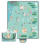 屋外用厚手防湿防水ポータブルキャンピングマット Y008(1.5x2m)、Y009(1.5x2m)、Y011(1.5x2m)、Y012(1.5x2m)、Y017(1.5x2m)