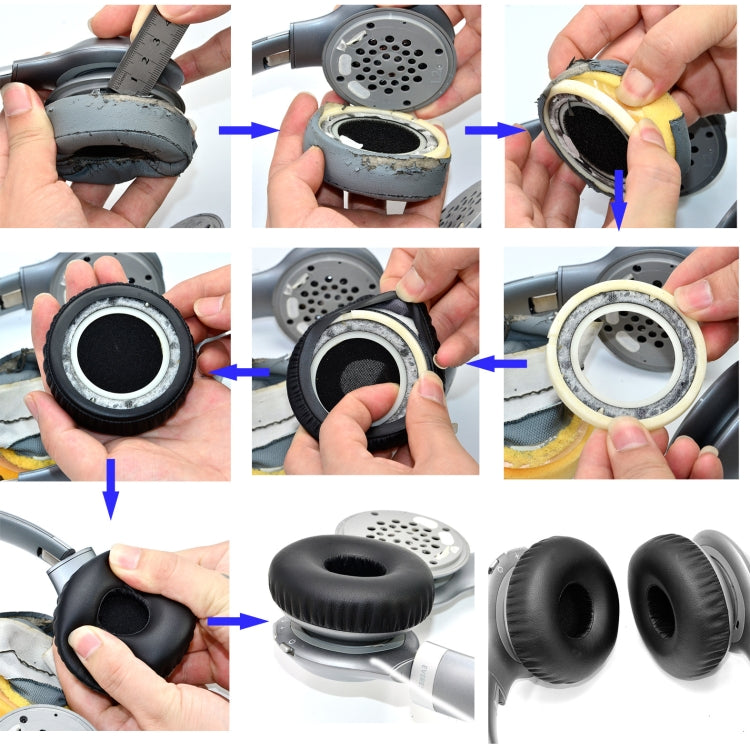 2個セット ヘッドホンフォームカバー JBL Everest-310 用、スタイル：イヤーパッド、ヘッドバンド