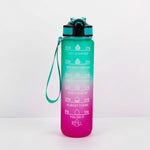 1000ml グラデーションスペースカップ スポーツボトル バウンスリッド ストローカップ オレンジ-グリーングラデーション、ブルー＆レッドグラデーション、グリーン＆レッドグラデーション、イエローパープルグラデーション、ブラック、ブルー、グリーン