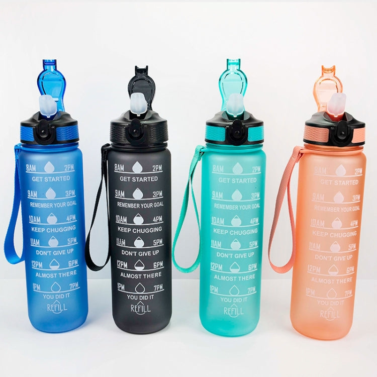 1000ml グラデーションスペースカップ スポーツボトル バウンスリッド ストローカップ オレンジ-グリーングラデーション、ブルー＆レッドグラデーション、グリーン＆レッドグラデーション、イエローパープルグラデーション、ブラック、ブルー、グリーン