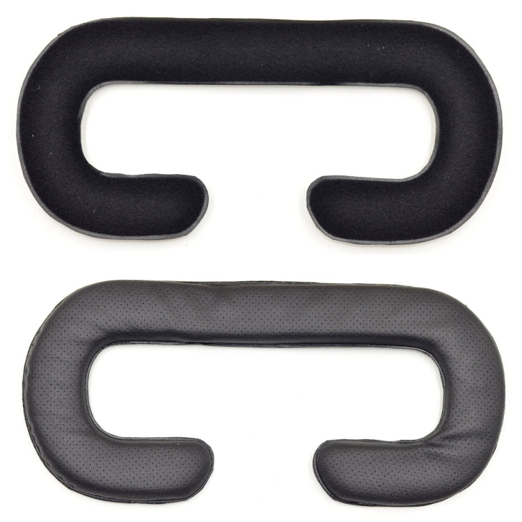 2個セット PUレザー製フェイスフォームアイマスクカバー HTC VIVEヘッドセットVR用 厚さ2cm 薄さ1.5cm