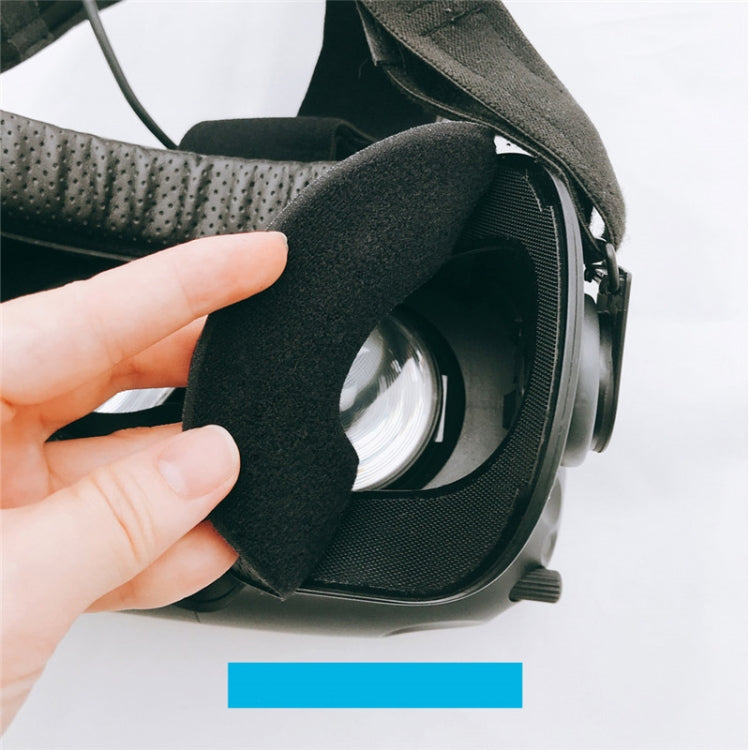 2個セット PUレザー製フェイスフォームアイマスクカバー HTC VIVEヘッドセットVR用 厚さ2cm 薄さ1.5cm
