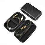 Mechanical Keyboard Spring Cable Gold-plated Aerial Plug, Yellow, Black