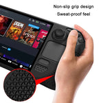 Steam Deck用ボタンキャップ付きオールインクルーシブシリコンカバー（ブラック）、（ブルー）、（レッド）、（ピンク）