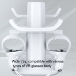 Meta Quest 2用VRスタンド ヘッドセットディスプレイ＆コントローラーホルダーマウント Oculus Quest 2用 ホワイト