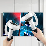 VRコントローラー 長いスティックハンドル Meta Quest 2用 ビートセイバーゲームプレイ用、Oculus Quest 2用