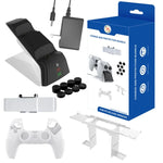 JYS JYS-P5151 PS5用 12-in-1 ハンドル充電器＋ロッカーカップ＋プライバシーカバー＋シリコンカバー＋ブラケットセット、JYS-P5151