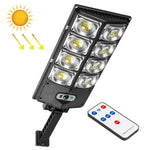 E-SMARTER LED強力光デュアルロー道路灯 ソーラーガーデンセンサーライト、スタイル：W789A-4、W789B-4