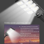 E-SMARTER LED強力光デュアルロー道路灯 ソーラーガーデンセンサーライト、スタイル：W789A-4、W789B-4