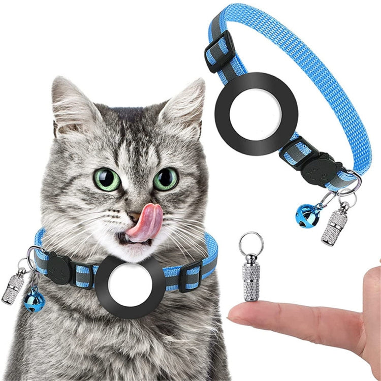 AirTag第2世代 / AirTag第1世代用ペット迷子防止住所ペンダントカラー鈴付き、グリーン、パープル、ブラック、ピンク、オレンジ、ブルー