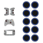 10個セット ゲームパッド用シリコン発光ボタンキャップ ロッカーカップ PS5/PS4/PS3/ONE/360/PRO/series X/S対応