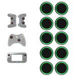 10個セット ゲームパッド用シリコン発光ボタンキャップ ロッカーカップ PS5/PS4/PS3/ONE/360/PRO/series X/S対応