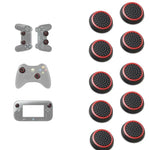 10個セット ゲームパッド用シリコン発光ボタンキャップ ロッカーカップ PS5/PS4/PS3/ONE/360/PRO/series X/S対応