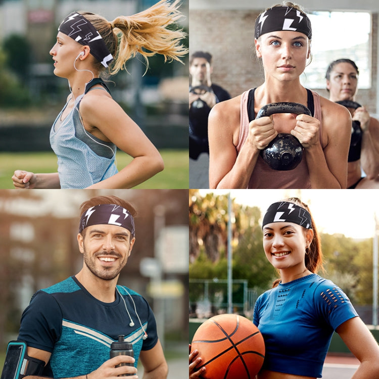 スポーツ用汗止めフィットネスヘッドバンド、ライトニングブラック、クラシックブラック、テンプラメントグレー、ダークグレー、ストライプグレー