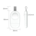 USBポータブルワイヤレス磁気吸着充電器 Apple Watch 1/2/3/4/5/6/7/SE用 ホワイト