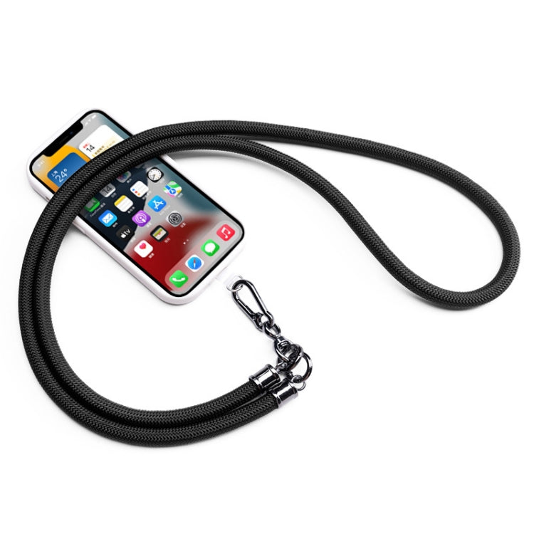 Mobile Phone Mountaineering Rope Lanyard  Can Be Hung Neck Or Crossbody, Black, Orange, Sky Blue, Red, Gem Blue, Violet, Brick Orange
