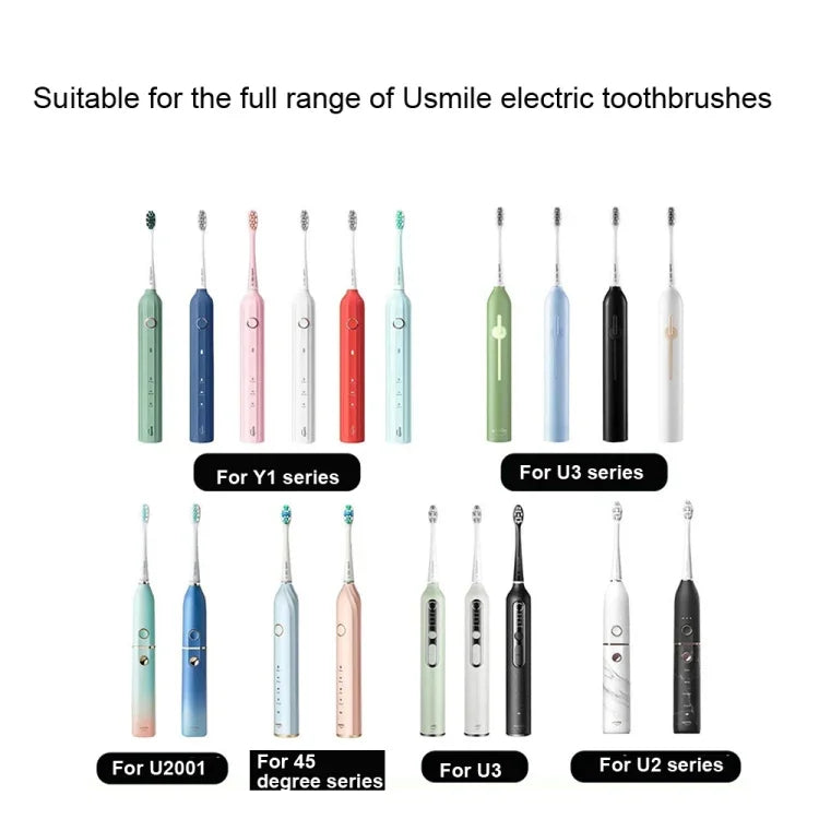 Usmile Y1/U1/U2/U3/Y4/P1用交換歯ブラシヘッド スタイル：PRO+