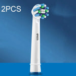 2個入り Oral-B 全シリーズ電動歯ブラシ交換ヘッド デイリークリーニング、精密クリーニング、多角度クリーニング、プロフェッショナルブライトホワイト、デンタルフロスクリーニング