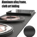 T01 15W 3-in-1 ワイヤレス充電器 折りたたみ式 クリアガラス ポータブル急速充電器、T01