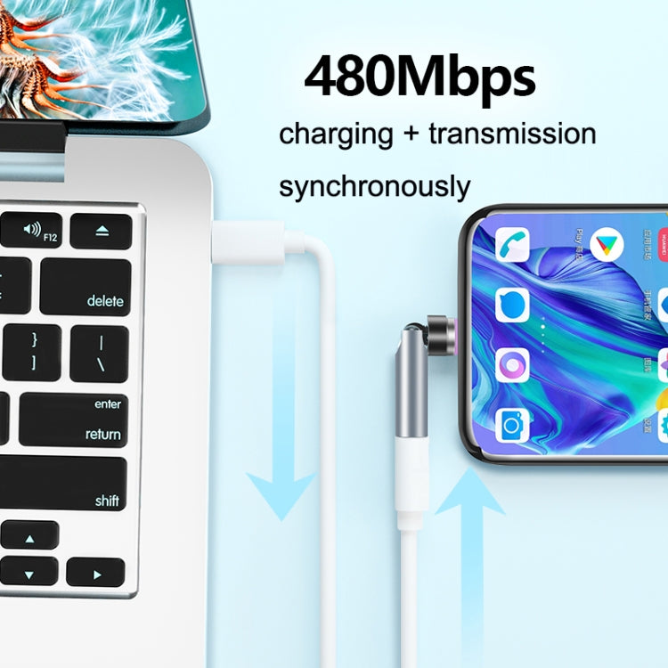 TC57 7ピン高速充電伝送データケーブル、シルバー、赤、Android 磁気ヘッド、Type-C / USB-C 磁気ヘッド、Apple 磁気ヘッド用