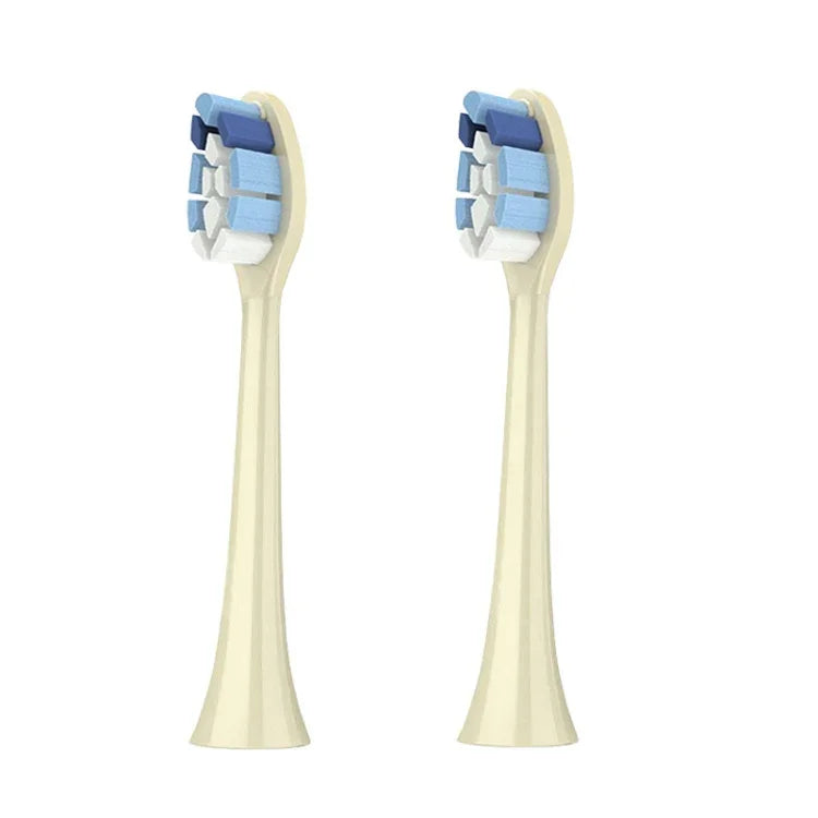 2個セット 電動歯ブラシヘッド Ulike UB602 UB603 UB601用、スタイル：明るいホワイト グリーン、明るいホワイトタイプ ホワイト、ソフト-敏感ホワイト、ベーシッククリーンホワイト、ベーシッククリーニングピンク