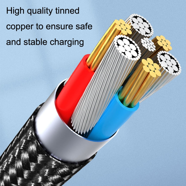 CC57 回転式マグネット高速充電データケーブル、スタイル：、1m + Type-C / USB-C + レッド、1m + Type-C / USB-C + ブラック、2m + Type-C / USB-C + レッド、2m + Type-C / USB-C + ブラック