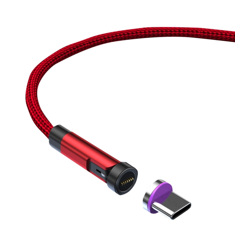 CC57 回転式マグネット高速充電データケーブル、スタイル：、1m + Type-C / USB-C + レッド、1m + Type-C / USB-C + ブラック、2m + Type-C / USB-C + レッド、2m + Type-C / USB-C + ブラック