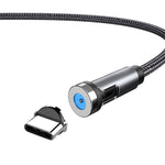 CC56 防塵プラグ 回転式マグネットケーブル、ケーブル長さ：1m、スタイル：1m Android ヘッド、1m Type-C / USB-C ヘッド、1m 8ピン ヘッド、1m ケーブル+3ヘッド、1m ケーブル、1m Micro USB、1m Type-C / USB-C、1m + 8ピン + Type-C/USB-C + Micro USB