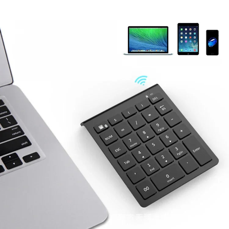 BT302 28キーラップトップミニワイヤレスキーボード、仕様：Bluetooth（ブラック）、Bluetooth（グレー）、2.4G（ブラック）、2.4G（グレー）