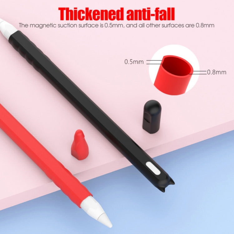 2個セット カートゥーンタッチシリコンペンケース Apple Pencil 2用
