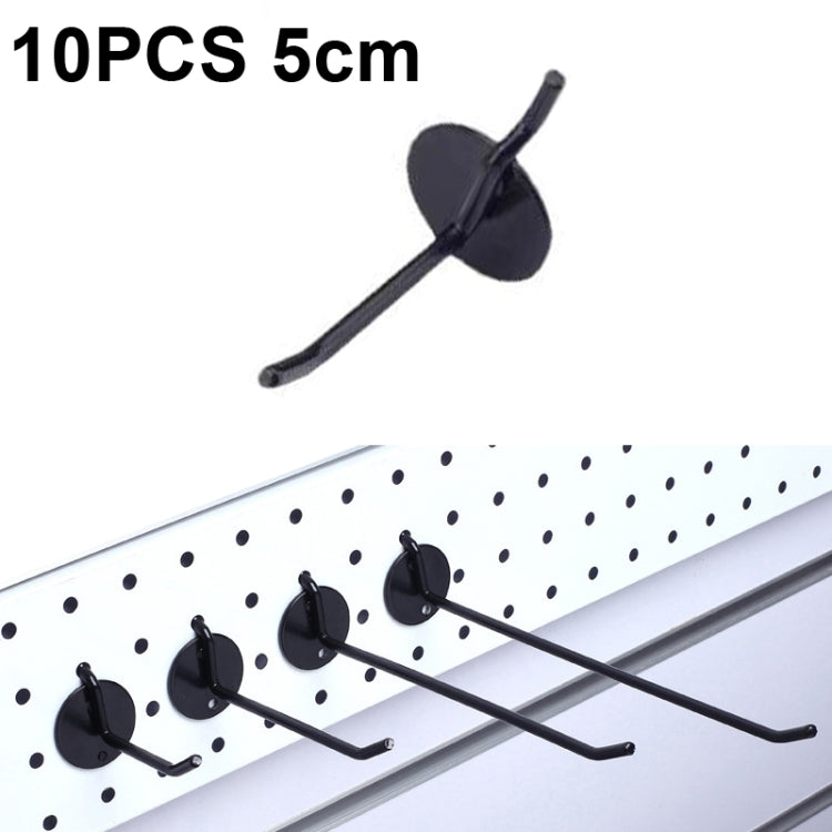 10個セット ジュエリーアクセサリー展示用穴あきプレート スプレーフック、長さ：5cm、10cm、15cm、20cm
