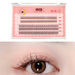 BQI B7229 軽量ナチュラルカール立体スリムつけまつげ、スタイル：タイプA+フィッシュテール（120PCS）、タイプA+フィッシュテール（200PCS）、タイプA+フィッシュテール+アンダーシブ（200PCS）