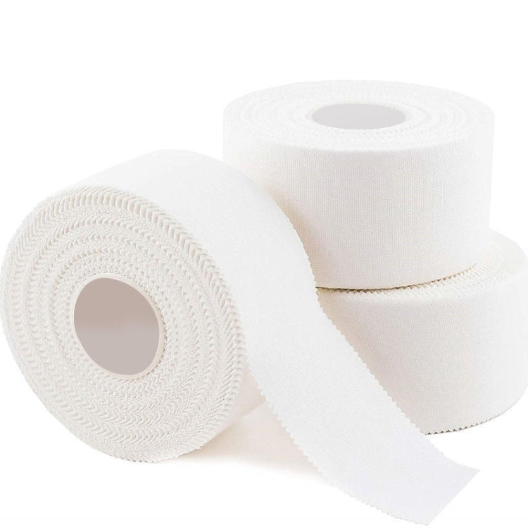スポーツテープ 手足保護固定包帯、サイズ：25mm x 9.1m、38mm x 9.1m、50mm x 9.1m、25mm x 13.7m、38mm x 13.7m、50mm x 13.7m