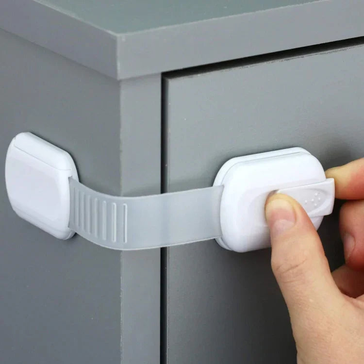 Slide Adjust Baby Safety Lock Refrigerator Drawer Lock, Drawer Lock