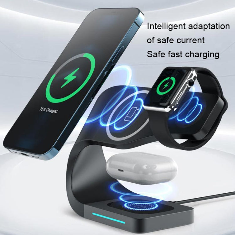 LFX-178 4イン1 ワイヤレス充電器 スマートフォン＆iWatch＆AirPods用、LFX-178