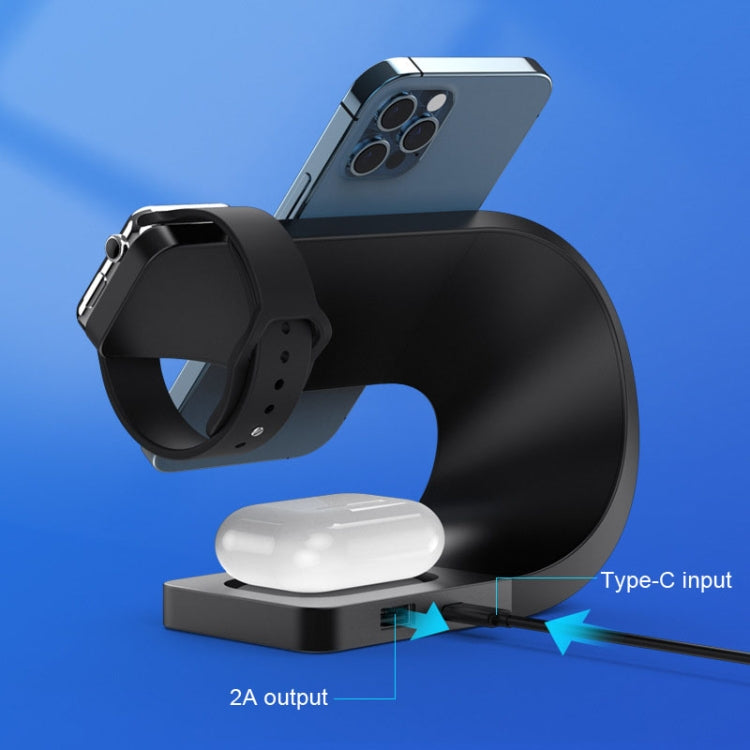 LFX-178 4イン1 ワイヤレス充電器 スマートフォン＆iWatch＆AirPods用、LFX-178