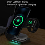 LFX-178 4イン1 ワイヤレス充電器 スマートフォン＆iWatch＆AirPods用、LFX-178