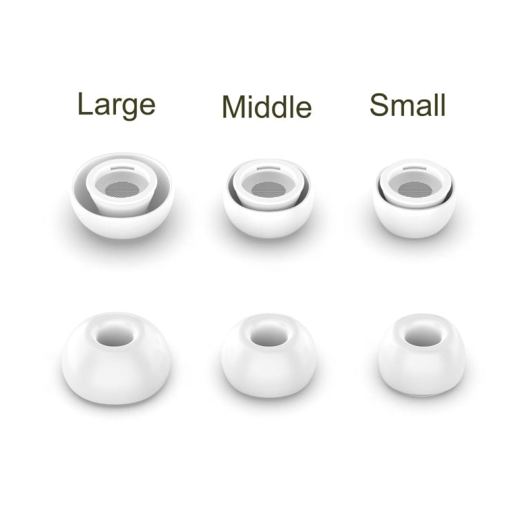 4セット インイヤーヘッドホン シリコンイヤホンイヤーバッドケース AirPods Pro / Pro 2用