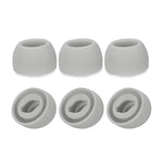 6個入り シリコン耳栓 TWS Samsung Galaxy Buds Pro用 大ブラック、中ブラック、小ブラック、大グレー、中グレー、小グレー、大パープル、中パープル、小パープル