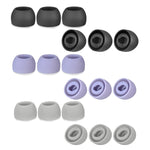 6個入り シリコン耳栓 TWS Samsung Galaxy Buds Pro用 大ブラック、中ブラック、小ブラック、大グレー、中グレー、小グレー、大パープル、中パープル、小パープル