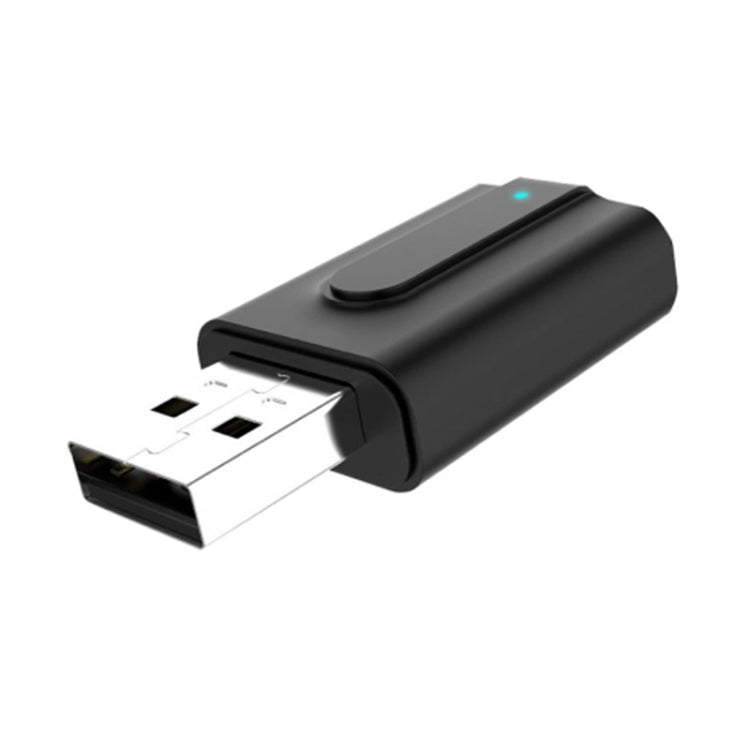BT10 2-in-1 USB Bluetooth 5.0 送信機 レシーバー スピーカー パソコン ワイヤレスヘッドホンアダプター、BT10