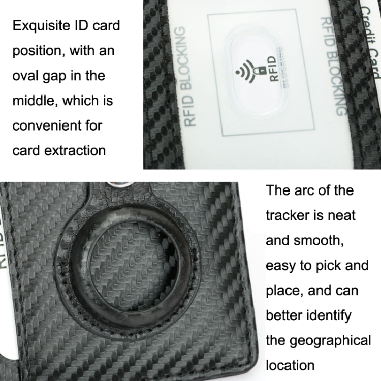 TQ-319 防盗・紛失防止トラッカー レザーカードホルダー AirTag 第2世代 / AirTag 第1世代用、カーボンファイバー（ブラック）、カーボンファイバー（グレー）、カーボンファイバー（ブルー）、カーボンファイバー（ブラウン）、フラットパターン（ブラック）、フラットパターン（レッド）、フラットパターン（グレー）
