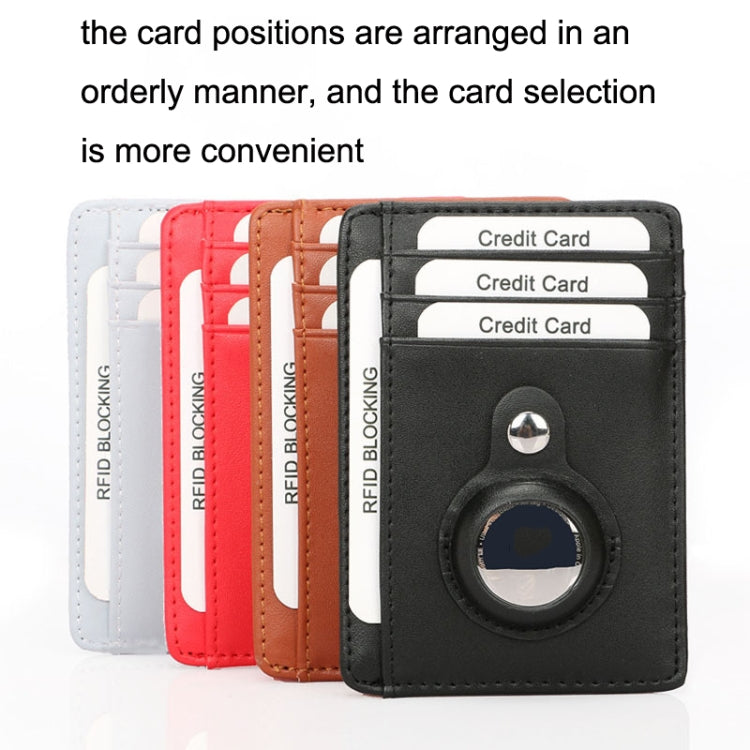 TQ-319 防盗・紛失防止トラッカー レザーカードホルダー AirTag 第2世代 / AirTag 第1世代用、カーボンファイバー（ブラック）、カーボンファイバー（グレー）、カーボンファイバー（ブルー）、カーボンファイバー（ブラウン）、フラットパターン（ブラック）、フラットパターン（レッド）、フラットパターン（グレー）