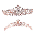 G2888 クリスタルダイヤモンドウェディングパーティーブレイドヘアクラウンショーヘッドバンド、シルバーホワイト、シルバー、ゴールド、ローズゴールド、ABカラフル、ホワイト＋ピンク、ピンク、ブルー、コームなしローズゴールド、コームなしゴールド、カラフルオパール、カラフル、パープルレッドダイヤモンド、ライトパープル、ライトグリーン