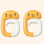 2個セット デスクサイドスクールバッグフック 取り外し可能オフィスバッグハンガー、パンダ、小さなピンク猫、アライグマ、子猫