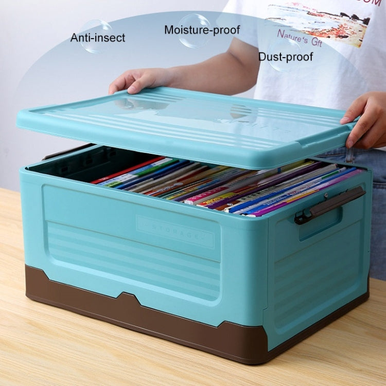 折りたたみ式ブックボックス プラスチック収納ボックス、S ミントブルー、S バナナイエロー、S サンセットオレンジ、M ミントブルー、M バナナイエロー、M サンセットオレンジ、L ミントブルー、L バナナイエロー、L サンセットオレンジ