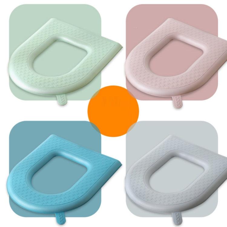 家庭用厚手防水洗えるトイレシート、グリーン、グレー
