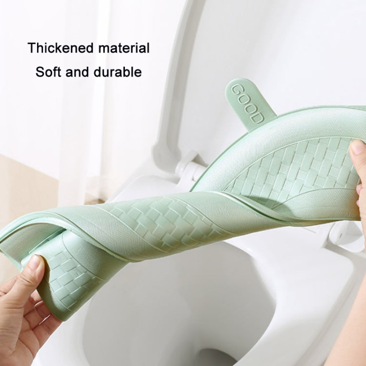 家庭用厚手防水洗えるトイレシート、グリーン、グレー