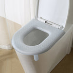 家庭用厚手防水洗えるトイレシート、グリーン、グレー