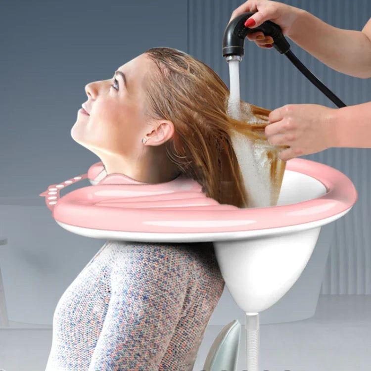家庭用妊婦および高齢者リクライニングシャンプーベイスンヘアケア、ブラック、ピンク、ピンク＋排水ポケット、ブラック＋排水ポケット
